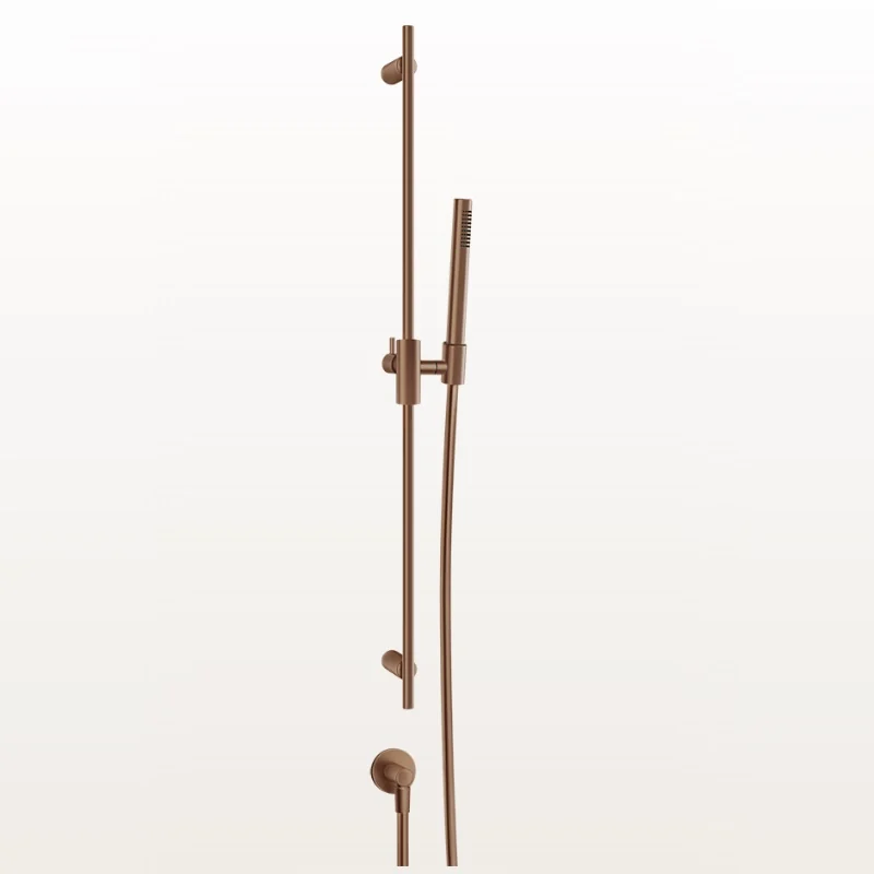 Душевой гарнитур, Gessi, Habito Unito, 23, цвет-Copper Brushed PVD