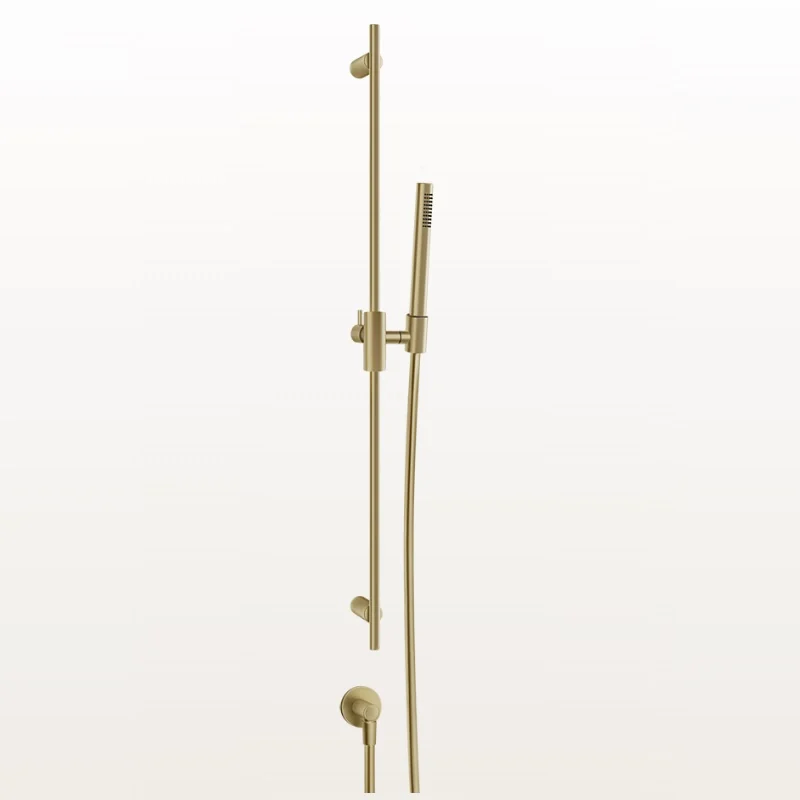 Душевой гарнитур, Gessi, Habito Unito, 23, цвет-Brushed Brass PVD