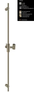 Штанга для душа, Gessi, Habito Bath-Shower, 900, цвет-Brushed Brass PVD