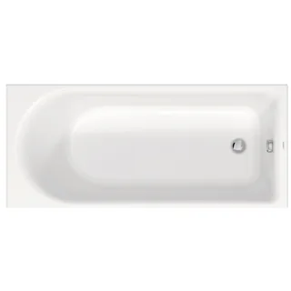 Ванна, Duravit, D-Neo, шгв 1600*700*485, с одним наклоном для спины, цвет-белый