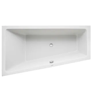 Ванна, Duravit, Duravit No.1, шгв 1700*1000*480, с наклонной спинкой слева, цвет-белый