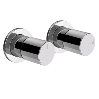 Смеситель для душа, Gessi, Habito Unito, на 2 потребителя, цвет-хром