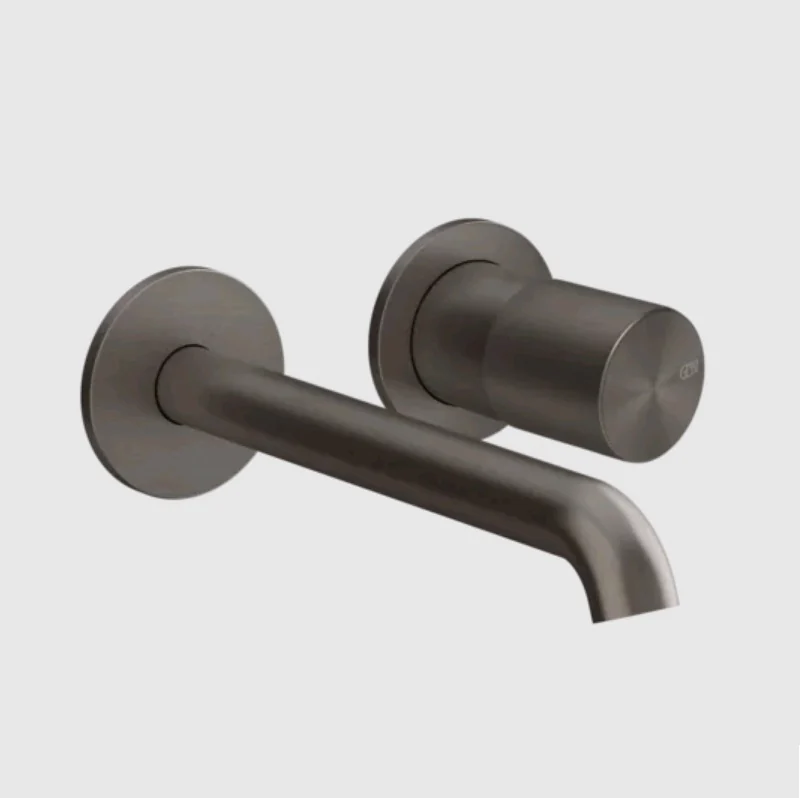 Смеситель для раковины, Gessi, Habito Unito, цвет-Black Metal Brushed PVD