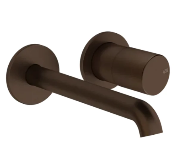 Смеситель для раковины, Gessi, Habito Unito, цвет-бронза темная (Dark Bronze)