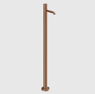 Смеситель для раковины, Gessi, Habito Unito, напольный, цвет-Copper Brushed PVD