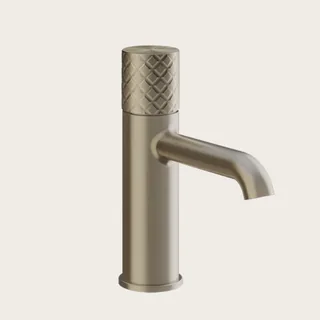 Смеситель для раковины, Gessi, Habito Intreccio, цвет-Finox Brushed Nickel