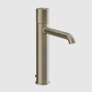 Смеситель для раковины, Gessi, Habito Intreccio, на раковину/столешницу, цвет-Finox Brushed Nickel — иконка
