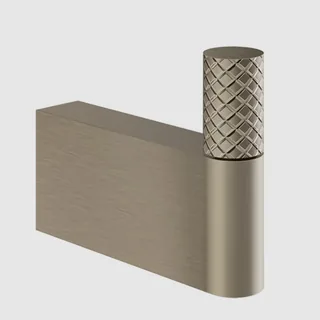 Крючок, Gessi, Habito Intreccio, шгв 15*75*56, цвет-Finox Brushed Nickel