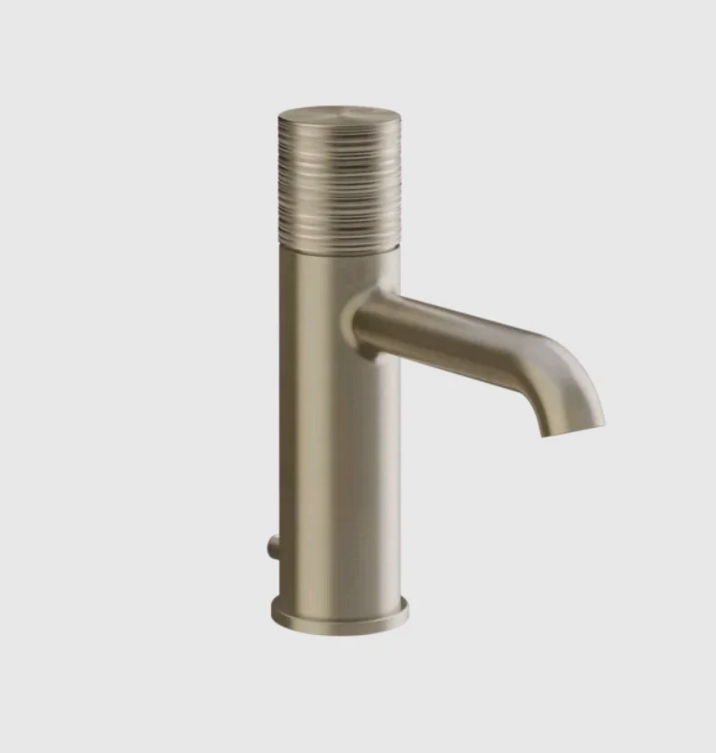 Смеситель для раковины, Gessi, Habito Trame, цвет-Finox Brushed Nickel