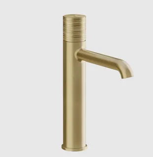Смеситель для раковины, Gessi, Habito Trame, цвет-Brushed Brass PVD