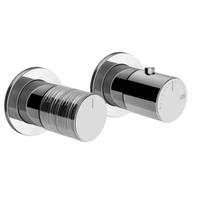 Смеситель для душа, Gessi, Habito Trame, на 2 потребителя, цвет-хром