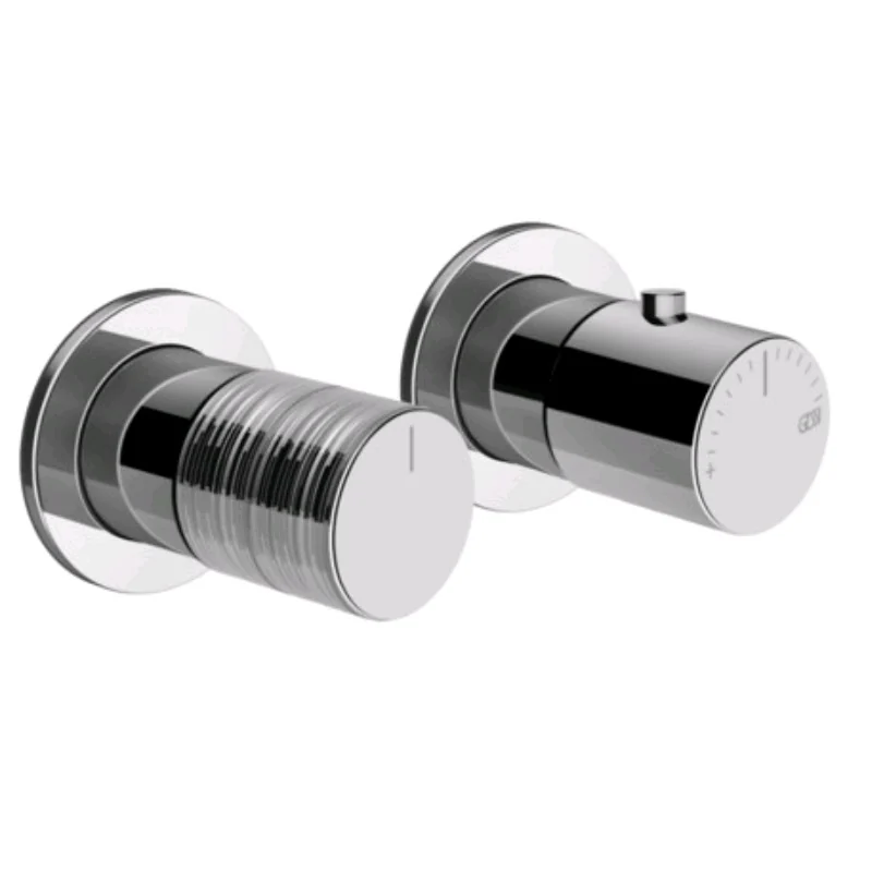 Смеситель для душа, Gessi, Habito Trame, на 3 потребителя, цвет-хром