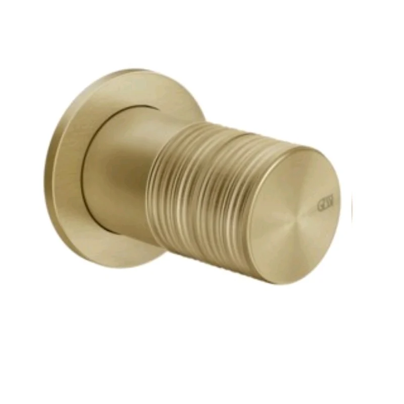 Смеситель для душа, Gessi, Habito Trame, на 1 потребитель, цвет-Brushed Brass PVD