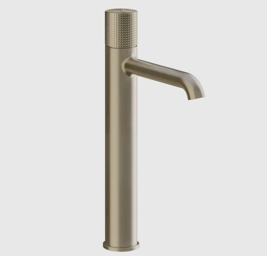 Смеситель для раковины, Gessi, Habito Cesello, цвет-Finox Brushed Nickel