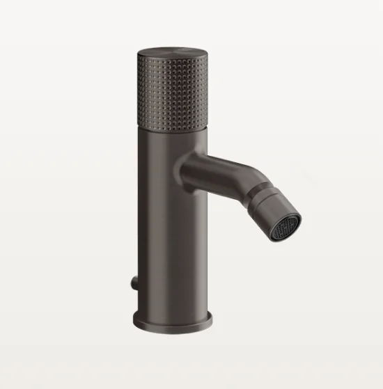 Смеситель для биде, Gessi, Habito Cesello, цвет-Black Metal Brushed PVD