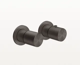 Смеситель для душа, Gessi, Habito Cesello, на 1 потребитель, цвет-Black Metal Brushed PVD