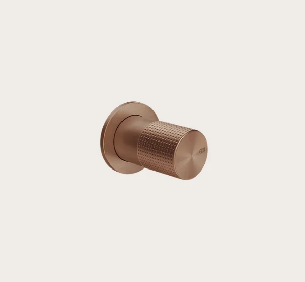 Смеситель для душа, Gessi, Habito Cesello, на 1 потребитель, цвет-Copper Brushed PVD