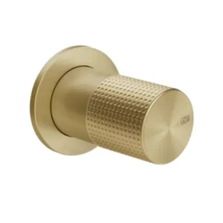 Смеситель для душа, Gessi, Habito Cesello, на 1 потребитель, цвет-Brushed Brass PVD