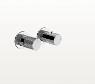 Смеситель для душа, Gessi, Habito Rigato, на 3 потребителя, настенный встраиваемый, цвет-хром — иконка