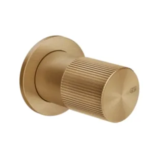 Смеситель для душа, Gessi, Habito Rigato, на 1 потребитель, цвет-Warm Bronze Brushed PVD