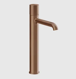 Смеситель для раковины, Gessi, Habito Diamantato, цвет-Copper Brushed PVD