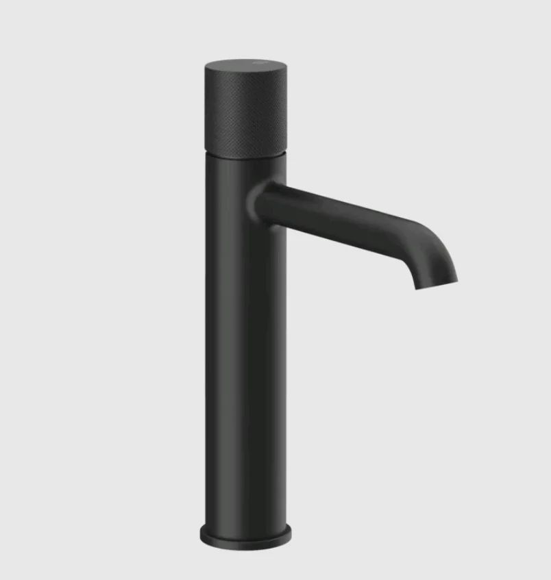 Смеситель для раковины, Gessi, Habito Diamantato, цвет-черный матовый