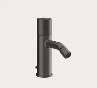 Смеситель для биде, Gessi, Habito Diamantato, цвет-Black Metal Brushed PVD