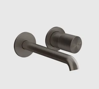 Смеситель для раковины, Gessi, Habito Diamantato, цвет-Black Metal Brushed PVD