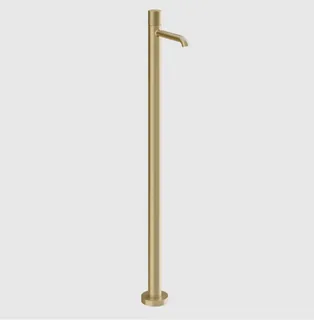 Смеситель для раковины, Gessi, Habito Diamantato, напольный, цвет-Brushed Brass PVD