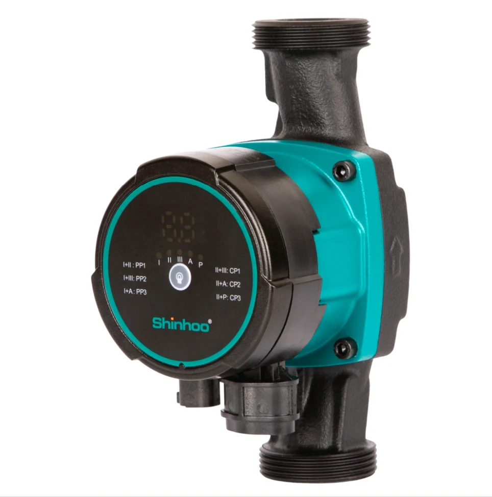 Насос циркуляционный, Shinhoo, MASTER S 25-4 180 1x230V, 5-26 Вт, G 1 1/2", PN10