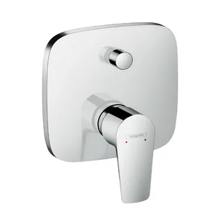 Смеситель для душа, Hansgrohe, Talis E, на 2 потребителя, настенный встраиваемый, цвет-хром
