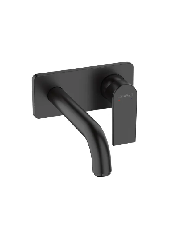 Смеситель для раковины, Hansgrohe, Vernis Shape, цвет-черный матовый