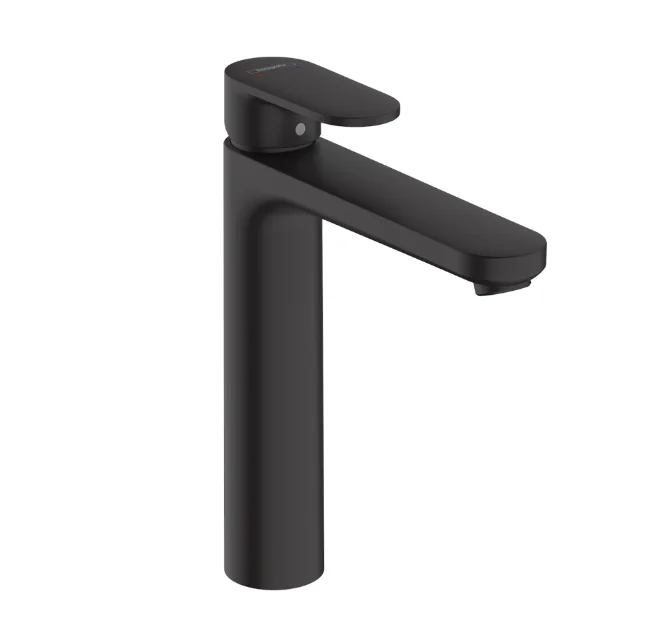 Смеситель для раковины, Hansgrohe, Vernis Blend, на раковину/столешницу, цвет-черный матовый