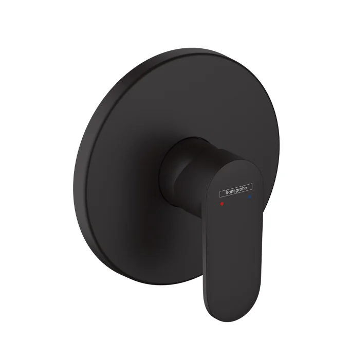 Смеситель для душа, Hansgrohe, Vernis Blend, на 1 потребитель, настенный встраиваемый, цвет-черный матовый