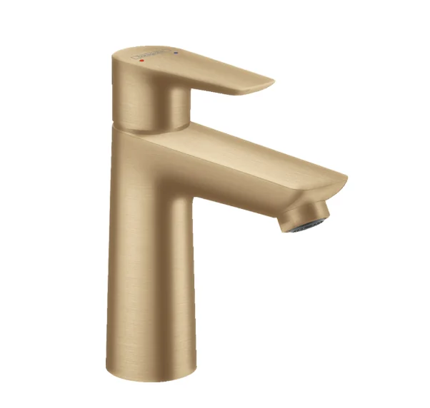 Смеситель для раковины, Hansgrohe, Talis E, цвет-шлифованная бронза
