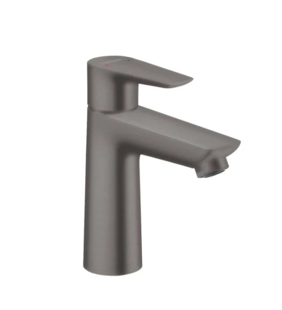 Смеситель для раковины, Hansgrohe, Talis E, цвет-шлифованный черный хром