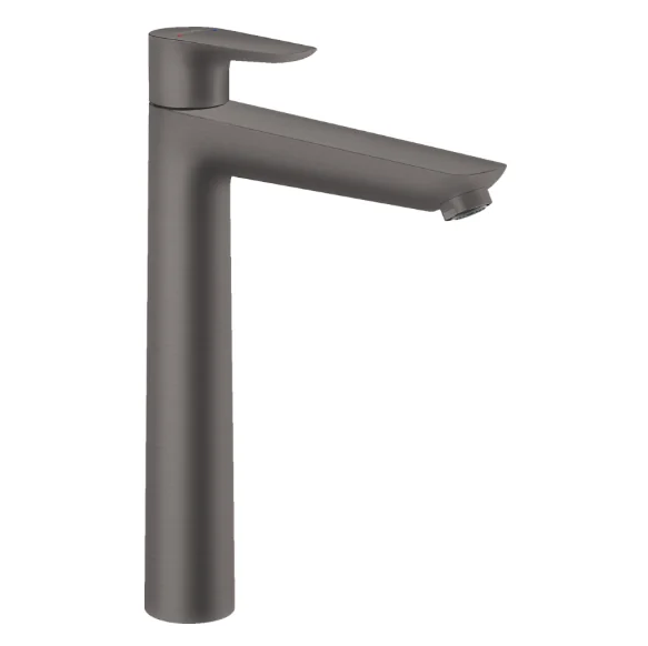 Смеситель для раковины, Hansgrohe, Talis E, цвет-шлифованный черный хром