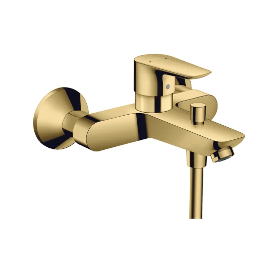 Смеситель для ванны и душа, Hansgrohe, Talis E, цвет-полированное золото