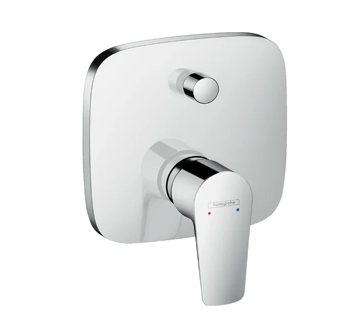 Смеситель для душа, Hansgrohe, Talis E, на 2 потребителя, настенный встраиваемый, цвет-хром