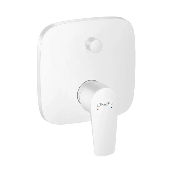 Смеситель для душа, Hansgrohe, Talis E, на 2 потребителя, настенный встраиваемый, цвет-белый матовый