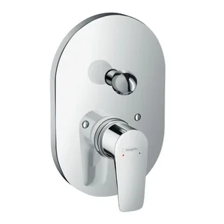 Смеситель для ванны и душа, Hansgrohe, Talis E, цвет-хром