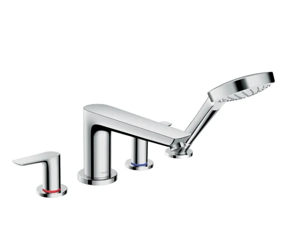 Смеситель для ванны и душа, Hansgrohe, Talis E, цвет-хром