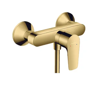 Смеситель для душа, Hansgrohe, Talis E, на 1 потребитель, настенный, цвет-полированное золото