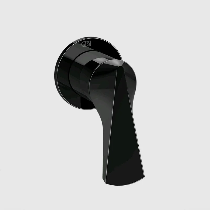 Смеситель для душа, Gessi, Ventaglio, на 1 потребитель, цвет-Black Metal PVD