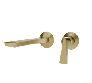 Смеситель для раковины, Gessi, Ventaglio, цвет-Brushed Brass PVD