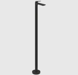 Смеситель для раковины, Gessi, Ventaglio, напольный, цвет-черный матовый