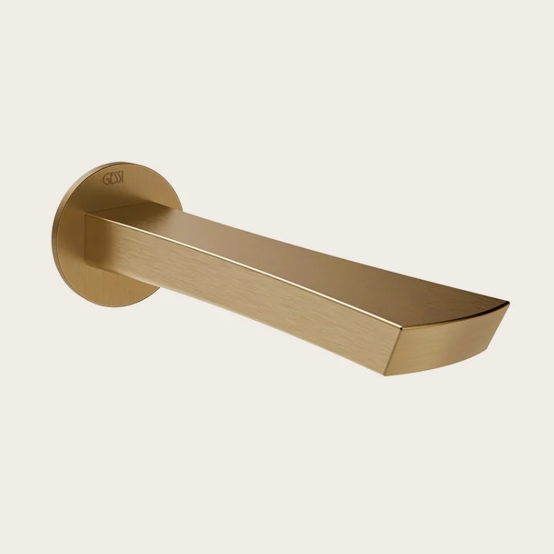 Излив, Gessi, Ventaglio, цвет-Warm Bronze Brushed PVD