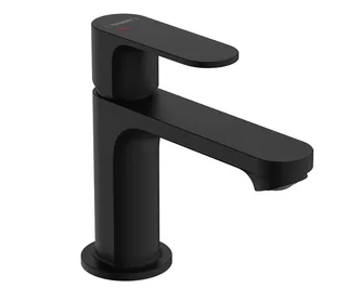 Смеситель для раковины, Hansgrohe, Rebris S, CoolStart, цвет-черный матовый — иконка