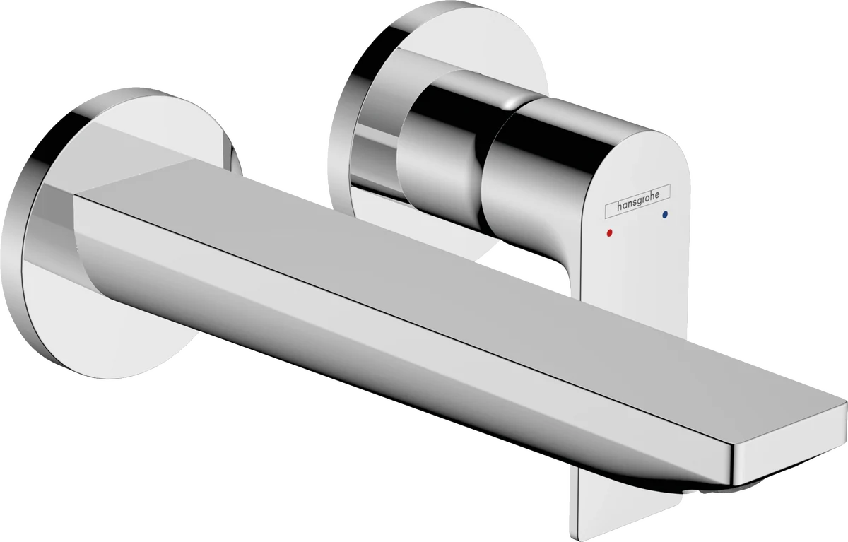 Смеситель для раковины, Hansgrohe, Rebris E, цвет-хром