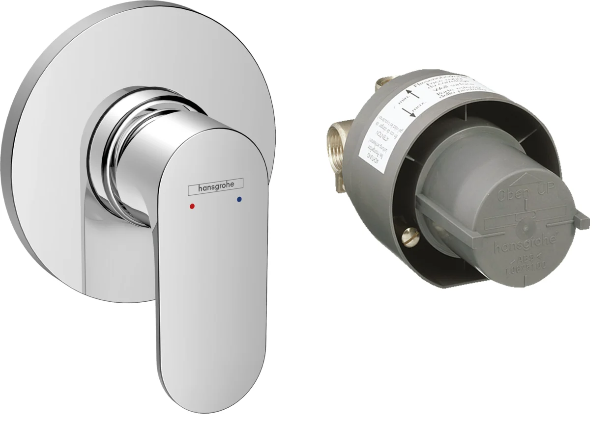 Смеситель для душа, Hansgrohe, Rebris S, цвет-хром